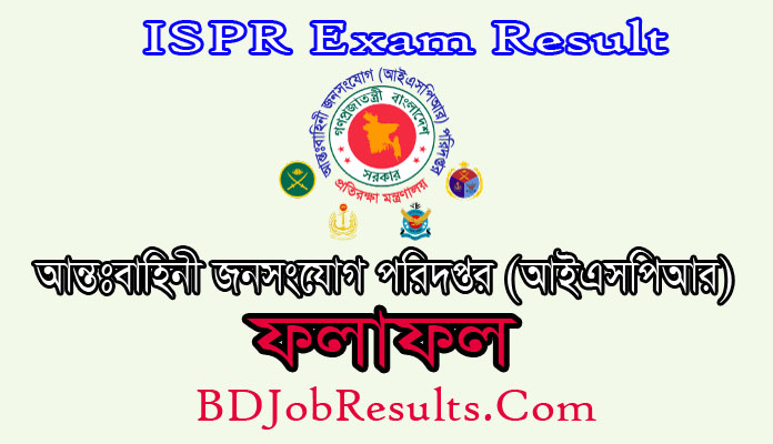 ISPR Exam Result 2021